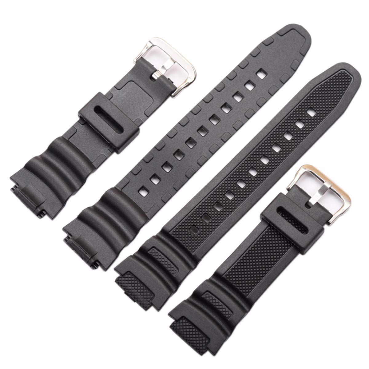 Waterproof Natural Resin Replacement Watch Band for Casio AQ- S800W SGW-300H MRW-200H AE-1200 W-800H W-735H