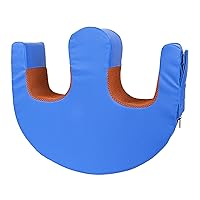 Bedridden Patient Turning Device, Multifunctional PU Leather Turning Pillow, Helping The Elderly Turn Over Pillow,Blue