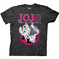 Ripple Junction JoJo's Bizarre Adventure Golden Wind Men's Short Sleeve T-Shirt Passione Gang Group Anime Officially Licensed