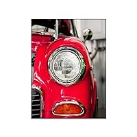 Posters Red Vehicle Poster Vintage Car Light Wall Art Vintage Car Poster Canvas Wall Art Prints for Wall Decor Room Decor Bedroom Decor Gifts 20x26inch(51x66cm) Unframe-Style