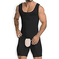 Body Shaping Jumpsuit Firm Smooth Body Shape Brief Abdomen Compression Underwear Waist Trainer Shorts for Men