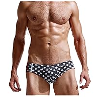 Men's Beach Lace-Up Boxer Swimming Brief Shorts