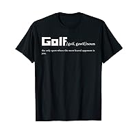Funny Golf Quote Slogan Definition Men Women Humor T-Shirt