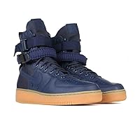 Nike 864024-400 Men's Air Force 1 Special Field SF AF High Top Sneakers Boots Midnight Navy