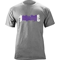 Distressed Purple Heart Medal Ribbon Veteran T-Shirt