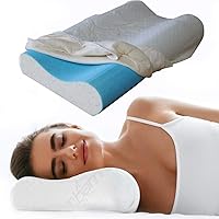 BeCool Neck Contour Pillow Relieves Pressure from Your Neck and Spine (Medium)