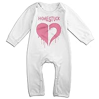 Homestuck Heart Logo Baby Onesie Bodysuit Toddler Romper White 24 Months