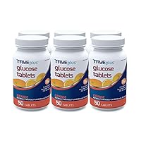 TRUEplus® Glucose Tablets, Orange Flavor - 50ct Bottle – 6 Pack
