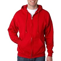Full-Zip Hooded Sweatshirt>3XL True Red 993M