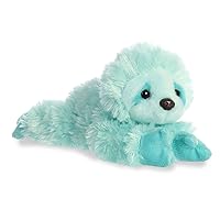 Aurora® Adorable Mini Flopsie™ Minty Sloth™ Stuffed Animal - Playful Ease - Timeless Companions - Blue 8 Inches