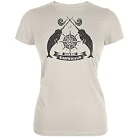 Save The Narwhals Cream Juniors Soft T-Shirt