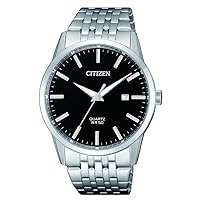 Citizen Classic Quartz Black Dial Mens Watch BI5000-87E