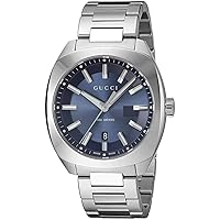 Gucci Swiss Quartz Stainless Steel Dress Silver-Toned Men's Watch(Model: YA142303)