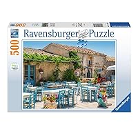 Ravensburger - Puzzle: Marzamemi, Sicily, Puzzles for Adults and Children, Adult Puzzle, Puzzle 500 Pieces, Use Glue Puzzle to Frame, Puzzle 500 Pieces Adults, Hobbies Adults