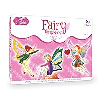 Toykraft Arts and Craft for Kids Ages 5-12, Sequins and Sand Art Kits, Fairies Toys for Girls, Gift for Girls - Fairy Fantasies
