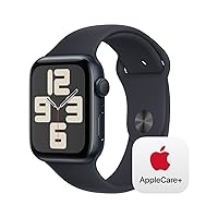Apple Watch SE GPS 44mm Midnight Aluminum Case with Midnight Sport Band - M/L with AppleCare+ (2 Years)