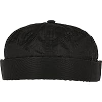 Yupoong Flexfit Unisex Docker Cap, Nylon Material, Sailor Hat, Without Visor, Durable, Cap, Adjustable Size, One Size Fits All, black