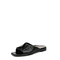 Vionic Women's Poppy Miramar Slide Comfortable Flat Sandals- Supportive Dressy Sandals Comfort Shoes That Includes a Concealed Orthotic Insole Sizes 5-12