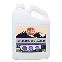 303 Products Rubber Roof Cleaner - Safely Removes Build Up On The Rubber Roofs of RVs, Campers, Pop-Ups, and Motorhomes, Eco-Friendly, Will Not Harm Solar Panels, 1 Gallon (30239)