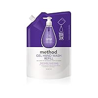 Method Gel Hand Soap Refill, French Lavender, Biodegradable Formula,, 34 Fl Oz (Pack of 1)