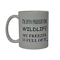 Rogue River Tactical Funny Hunting Coffee Mug Preserving Wildlife Novelty Cup Great Gift For Men Hunter Fishing Hunting
