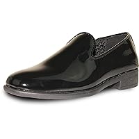 VANGELO Boy Dress Shoe Vallo Oxford Lace Up and Loafer Slip On Formal Tuxedo for Prom Wedding Ortholite Insole Size from Toddler to Big Kid