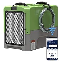 ALORAIR Smart WiFi LGR Dehumidifier with Hose, Commercial Dehumidifier with Pump, 5 Years Warranty, cETL Listed, up to 180 PPD (Saturation), 85 PPD at AHAM, Flood Repair, Green