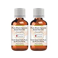 Pure Black Spruce Essential Oil (Picea Mariana) Steam Distilled (Pack of Two) 100ml X 2 (6.76 oz)
