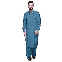 Mens Kurta Pathani Pajama for Party Casual Kurta Pyjama for Boys
