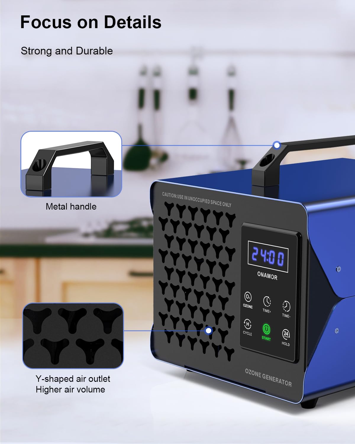 Bundle | Ozone Generator 15000mg/h and Digital Ozone Generator 30000mg/h - Ozone Machine Ionizer & O3 Deodorizer for Home, Smoke, and Pet Room. (Eliminating Odor Areas up to 2000-4000 Square Feet)
