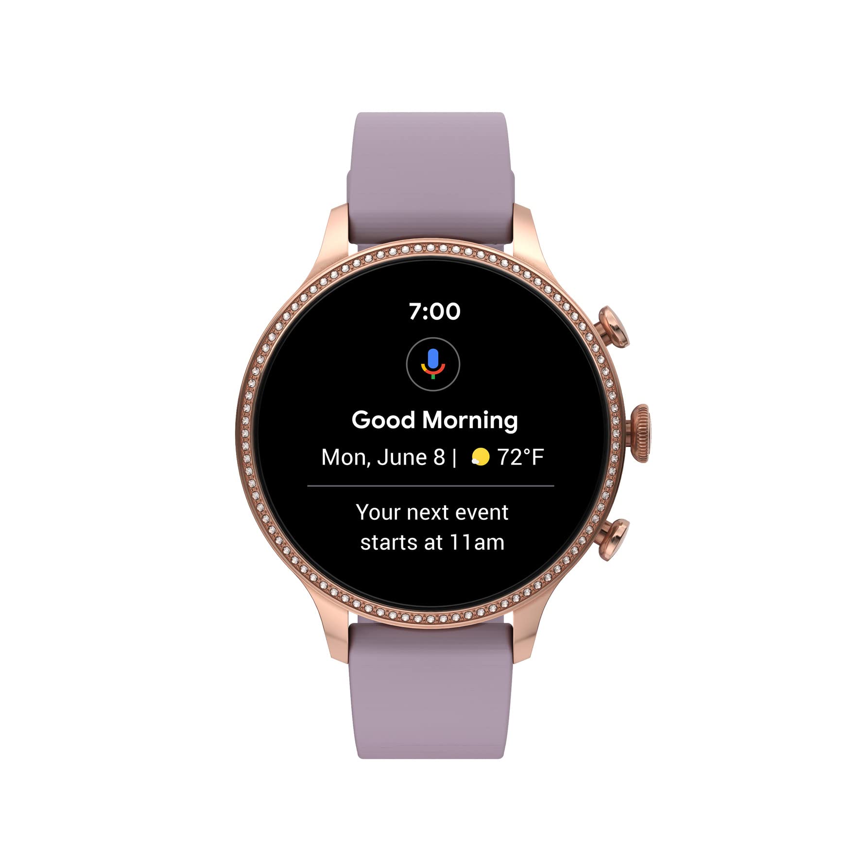 Fossil Women's Gen 6 42mm Touchscreen Smart Watch with Alexa Built-In, Fitness Tracker, Sleep Tracker, Heart Rate Monitor, GPS, Speaker, Music Control, Smartphone Notifications