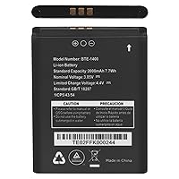 BTE-1400 Battery Replacment, 2000mAh 0- Cycle Li-ion Battery for Verizon Orbic Journey V RC2200L 4G LTE Flip BTE-1400 Battery