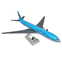 Flight Miniatures Korean Air (84-Cur) 777-200 1:200 Scale - Plastic Snap-Fit Model Airplane - Collectible Replica of Korean Airlines Aircraft - Part# ABO-77720H-011