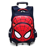 GLOOMALL Cartoon Six Wheels Trolley Case School Bags Boy Oxford Cloth Vacation Backpack
