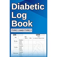 Diabetic Log Book: The Complete Guide to Keeping Your Glucose Levels in Check with the Ultimate Diabetic Log Book, Suitable for Both Type 1 and Type 2