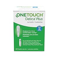 The Onetouch Delica Lancets 33 Gauge