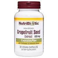 NutriBiotic Grapefruit Seed Extract CapsulesPlus, 125 mg of GSE, 90 Count