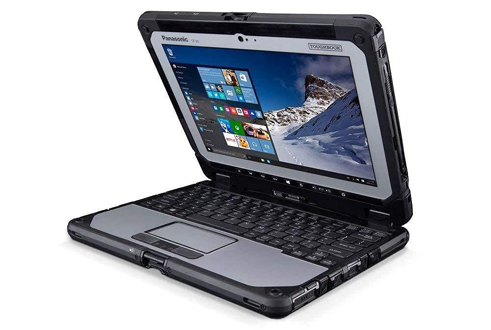 Panasonic Toughbook CF-20, 10.1-inch Multi Touch, m5-6Y57, 16GB, 128GB SSD, Intel HD Graphics 515, Wi-Fi, Bluetooth, HDMI, Dual Pass, 8MP, Backlit Keyboard, Windows 10 Pro, 4G LTE (Renewed)