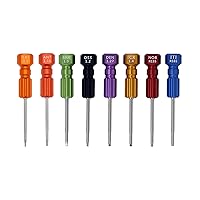Implant Screwed Extractor  Implant Fixture Screw Remover tool sets non- power-driven Screwdriver Dentists Torque Wrench Implants Denture Applicable to teeth 8 pieces