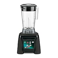 Waring Commercial MX1100XTX 3.5 HP Blender with Electronic Keypad, Pulse Function, 30 SecondCountdown Timer and a 64 oz. BPA Free Container, 120V, 5-15 Phase Plug,Black
