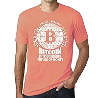 Men's Graphic T-Shirt Bitcoin Future of Money HODL BTC Crypto Eco-Friendly Limited Edition Short Sleeve