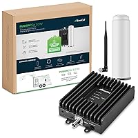 SureCall Fusion2Go 3.0 RV Cell Signal Booster for Motorhome, 5G/4G LTE, Large Vehicles, Permanent Omni Antenna, Multi-User All Carrier Boosts Verizon AT&T Sprint T-Mobile, FCC Approved, USA Company