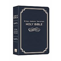 Holy Bible: King James Version, Navy Blue, Red Letter Edition, Deluxe Gift & Award (King James Bible) Holy Bible: King James Version, Navy Blue, Red Letter Edition, Deluxe Gift & Award (King James Bible) Imitation Leather Hardcover Paperback