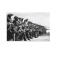 Vietnam War Photo Poster Vintage Black And White Poster 2 Canvas Painting Wall Art Poster for Bedroom Living Room Decor 08x12inch(20x30cm)