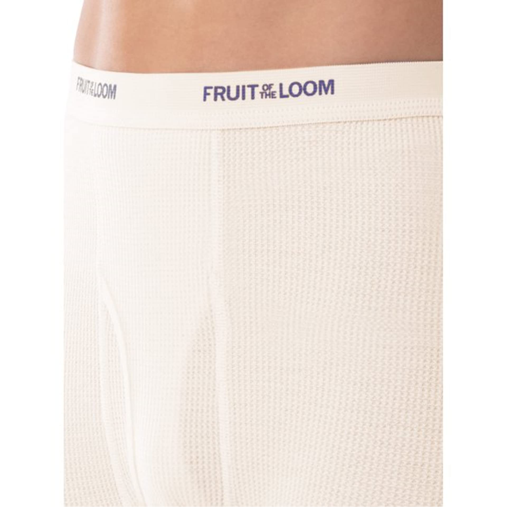 Fruit of the Loom Men's Classic Midweight Waffle Thermal Underwear Bottoms (1 & 2 Packs)