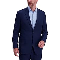 Haggar Men's Smart Wash Premium Stretch Classic Fit Solid Suit Separates-Pants & Jackets