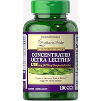 Concentrated Ultra Lecithin 1200 mg-100 Rapid Release Softgels