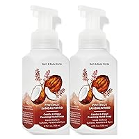 Bath and Body Works Coconut Sandalwood Gentle Foaming Hand Soap 8.75 Ounce 2-Pack (Coconut Sandalwood)