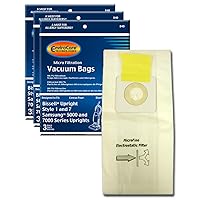 EnviroCare Replacement Micro Filtration Vacuum Bags Designed to Fit Bissell Style 1 and 7 Uprights 9 Pack