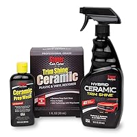 Stoner Car Care 99610 Trim Shine Pro Ceramic Kit Prep and Remove Existing Coatings, Protect, and Restore Trim Surfaces to a Brilliant Shine and Finish